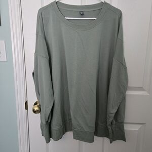 Joe Fresh Sage Green Crewneck Sweatshirt